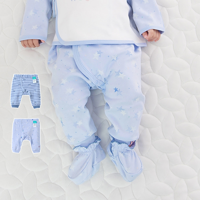 กางเกงเด็กแรกเกิดของ Ying Baby Pure Cotton Loose Disney Big PP Pants 189B7542 189B7559