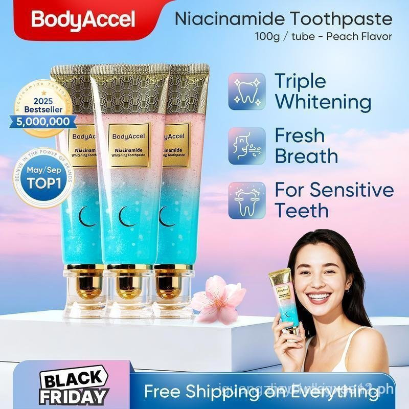 [Max]BodyAccel [Triple Whitening]Niacinamide Whitening Toothpaste ShopBlackFriday
