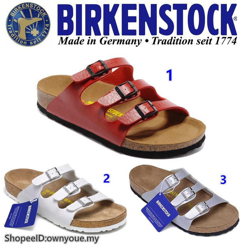 100% BIRKENSTOCK Classic Sandals Adult 35-46 Years Old, Florida Series