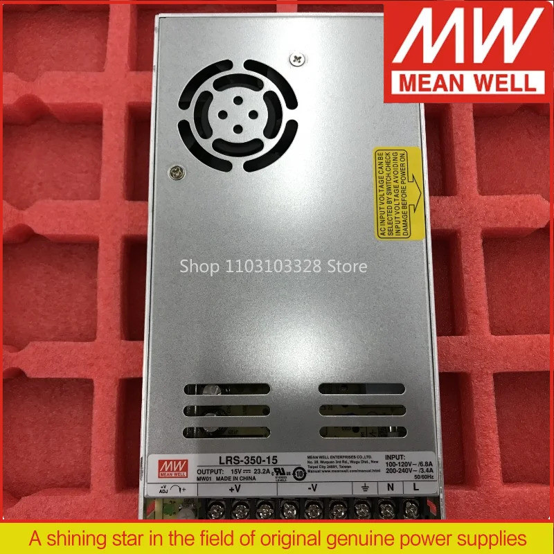 MEAN WELL 350W เอาต์พุตเดี่ยว Switching Power Supply LRS-350-12 LRS-350-3.3 LRS-350-4.2 LRS-350-15 L