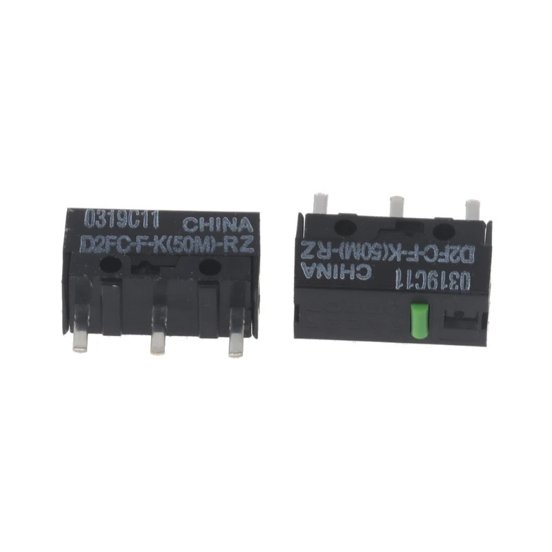 2 ชิ้น/เซ็ตเมาส์ไมโครสวิทช์ D2FC-FK 50M Micro สําหรับ razer
