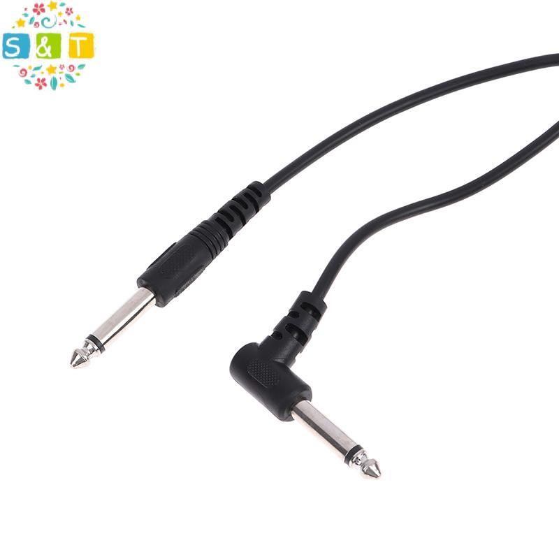[S&T] Guitar AMP Cable 3m Electric Patch Cord Guitar Amplifier Amp Cable Electric Guitar Instrument 