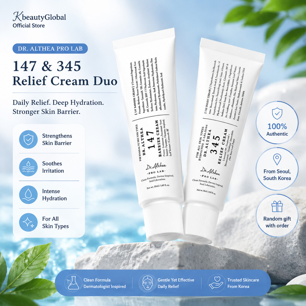 Dr.Althea 345&147 Calming Cream 50ml Sensitive Skin Redness Relief Moisturizer เกาหลี Facial Care So