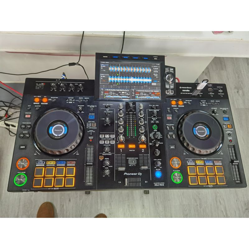 ((คลังสินค้าพร้อม) Pioneer XDJ-RX3 XDJXZ ตัวควบคุมดีเจดิจิตอลจีน XDJRR u Disk ไดรฟ์รวมของแท้ผลิตภัณฑ