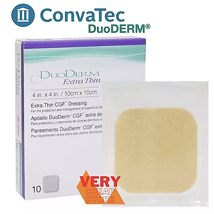 แผ่นลดแผลกดทับ Duoderm Extra Thing ขนาด10x10cm ราคาต่อ 1 แผ่น