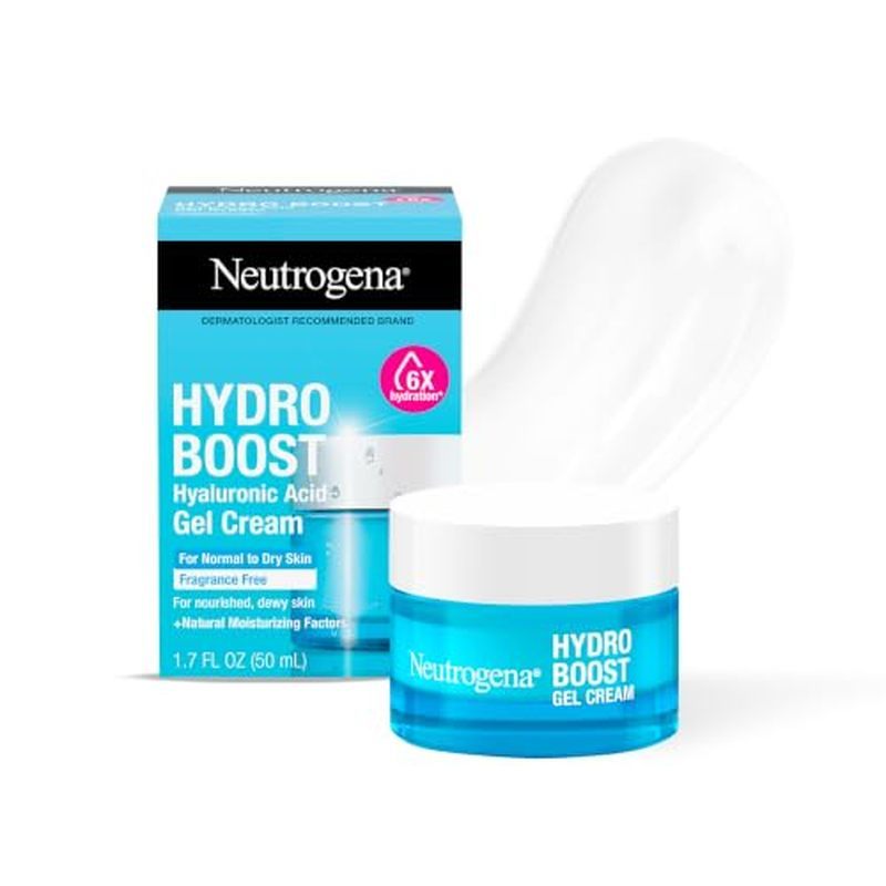 Neutrogena Hydro Boost Hydrating Gel Cream มอยเจอร์ไรเซอร์บํารุงผิวหน้าสําหรับผิวแพ้ง่าย 1.7 fl oz p