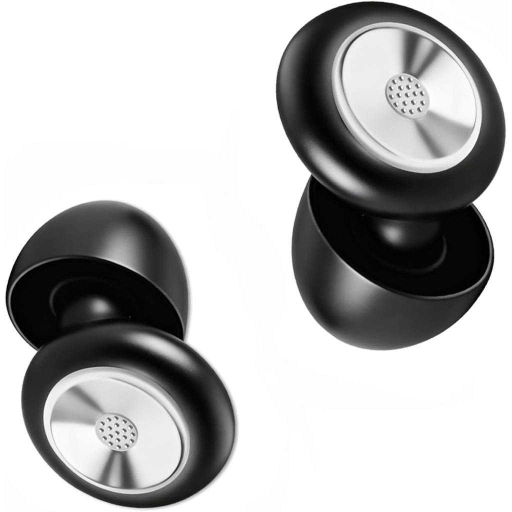 MOXYOY ปลั๊กหูสําหรับการนอนหลับ,สะดวกสบาย Ultra Soft Reusable Washable,Loop Earplugs Sleep,45dB Nois