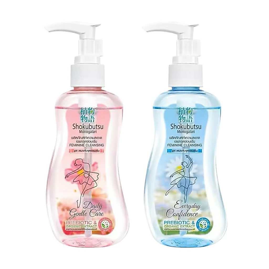 โชกุบุสซึ โมโนกาตาริ ทำความสะอาดจุดซ่อนเร้น Shokubutsu Feminine Cleansing 60/150 ml.