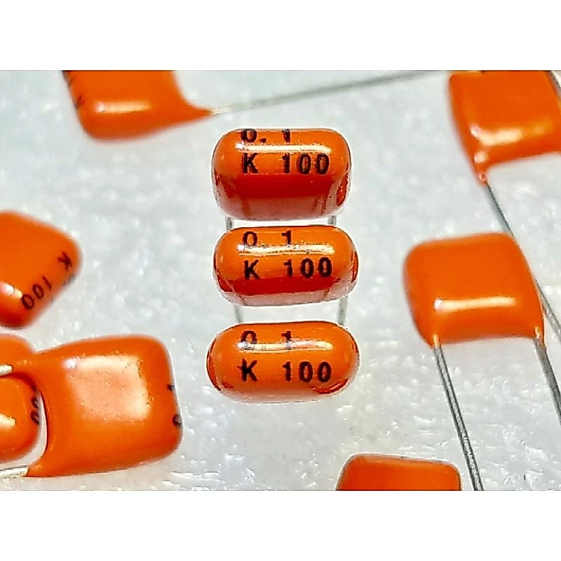 Pilkor MKT (ราคา 10ตัว) 0.1uf 104 100nf 100v Metal Film Capacitor ตัวเก็บประจุ คาปาซิเตอร์