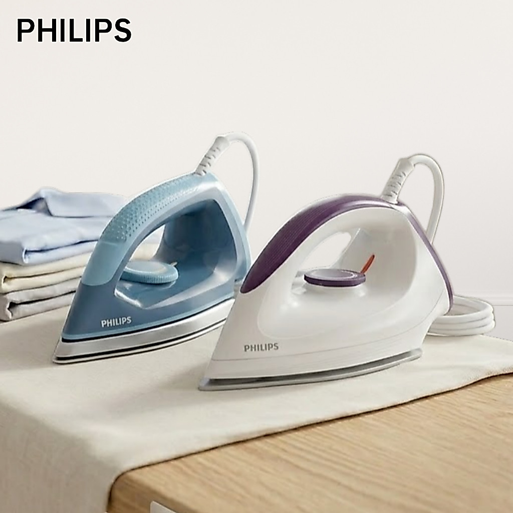 PHILIPS เตารีดแห้ง รุ่น GC160 (1100 วัตต์) และ รุ่น HD1175/20 (1,200 วัตต์)