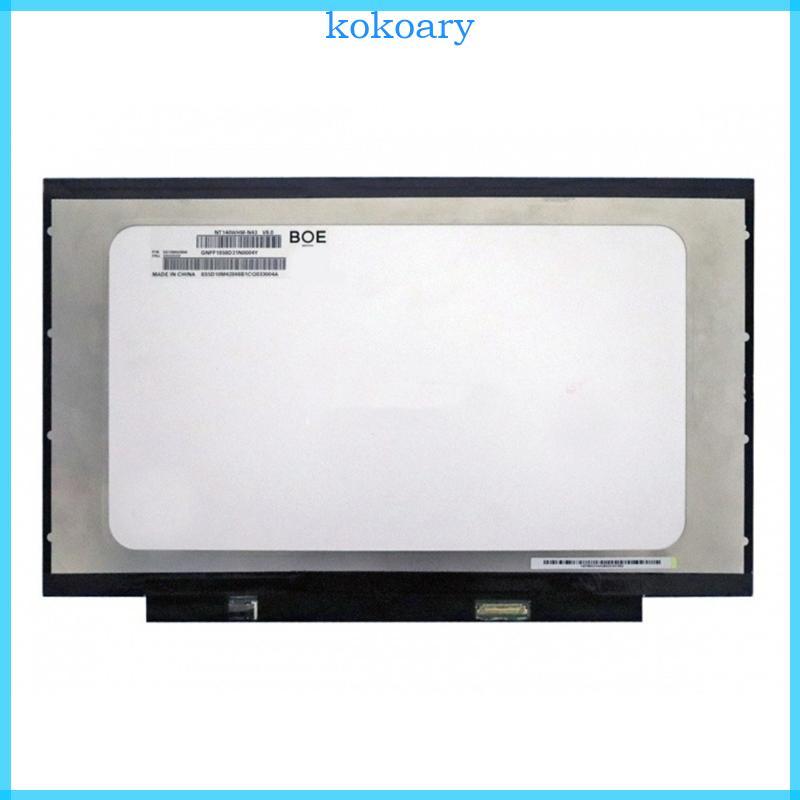 KOK 14 นิ้วสําหรับแล็ปท็อป 720P TN แผง 30 พิน eDP NT140WHM-N43 NT140WHM-N46 N140BGA-EB4 ความเข้ากันไ