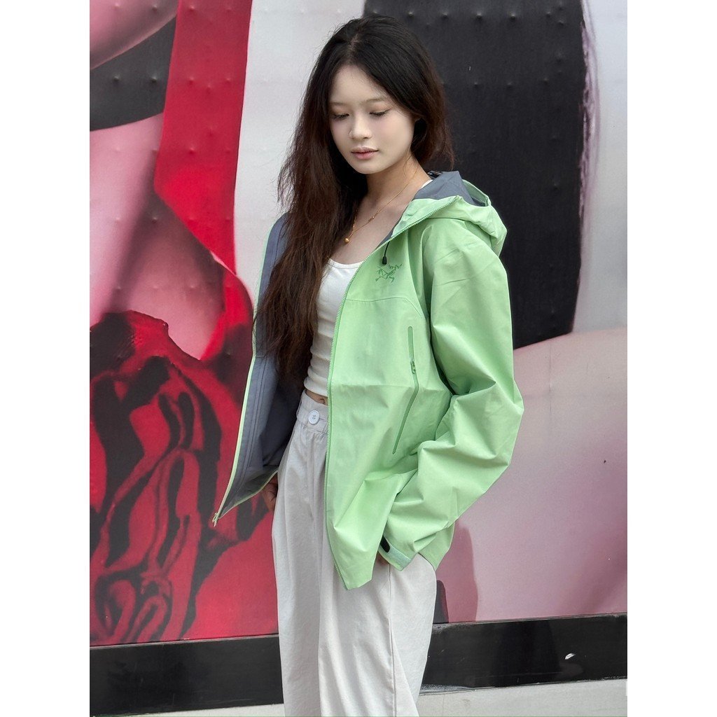 Arcteryx rain Jacket/arc Jacket ผู้ชายผู้หญิงแจ็คเก็ต Gamma Hooded Soft Shell แจ็คเก็ตกลางแจ้ง Mount