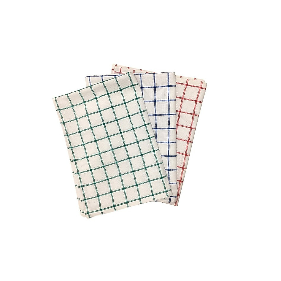 ผ้าเช็ดแก้ว  ผ้าเช็ดจาน คัตตอนแท้COTTON100% 50*75ซม(20*30นิ้ว) ซับน้ำดี ไม่เป็นขุ่ย แห้งไว้ ไซส์ใหญ่