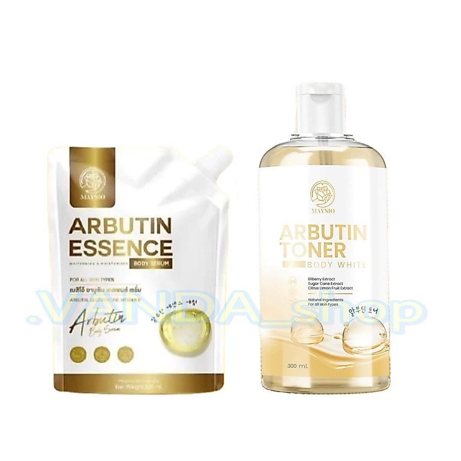 1 แถม 1 เมสิโอ้ MASIO ARBUTIN ESSENCE อาบูติน เอ้นเซ้นต์ เซรั่ม 300 ml.