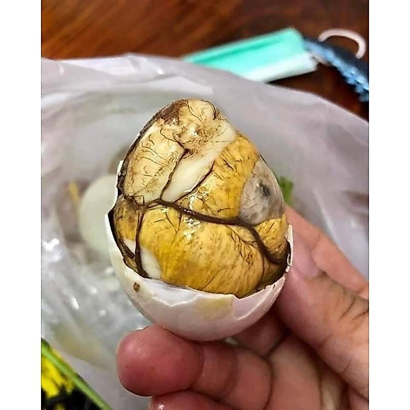 ไข่เป็ด 1 ฟอง ลองชิมรับรองติดใจ ไข่สุกแล้วไม่ต้องต้มไม่ต้องอุ่นร้อน ไม่มีกลิ่นคาวหอมอร่อยไข่ลูกเป็ดเวียดนาม