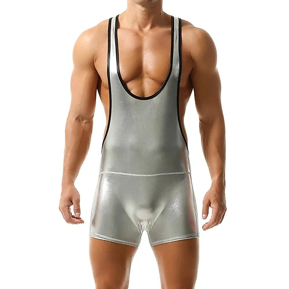 สําหรับ Home Backless Suspenders Mens Bodysuit Lounge Sleep สีดํา All Seasons ชุด Slight ยืด