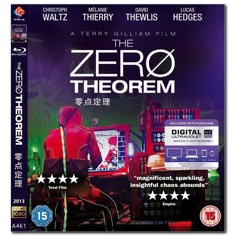 [ภาษาอังกฤษ] ภาพยนตร์ Blu-ray HD 4K UHD 1080P The Zero Theorem