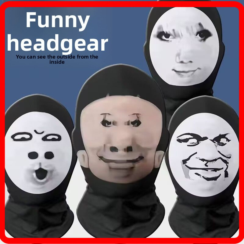 ในสต็อก ตลก "oops" หน้ากากหมวก, เล่นตลกคอสเพลย์ Face shield, หน้ากากหลอก, หน้ากากหัวโตที่เล่นตลก