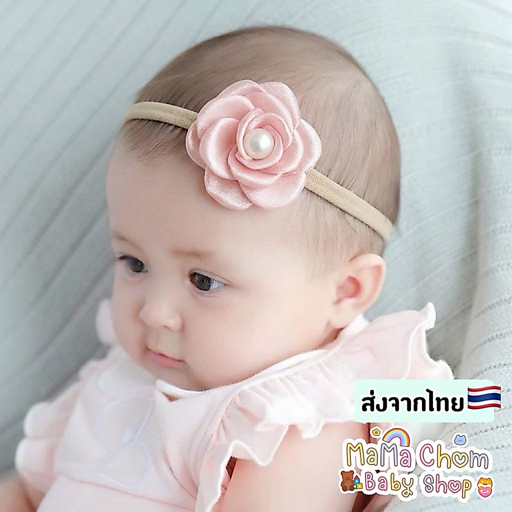 🇹🇭พร้อมส่ง🇹🇭ที่คาดผมเด็กแรกเกิด รุ่นlovely day คาดผมเด็กอ่อน0-12เดือน