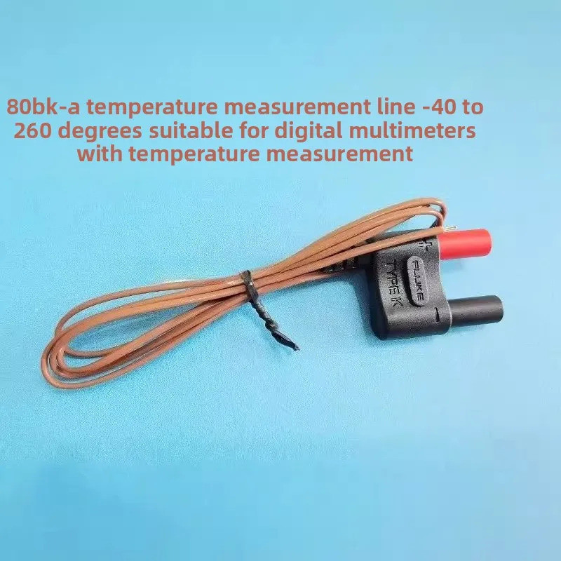 สําหรับ Fluke 17B + ลวดอุณหภูมิ 87V179 Thermocouple FLUKE 80BK-A อุณหภูมิลวด Test Probe