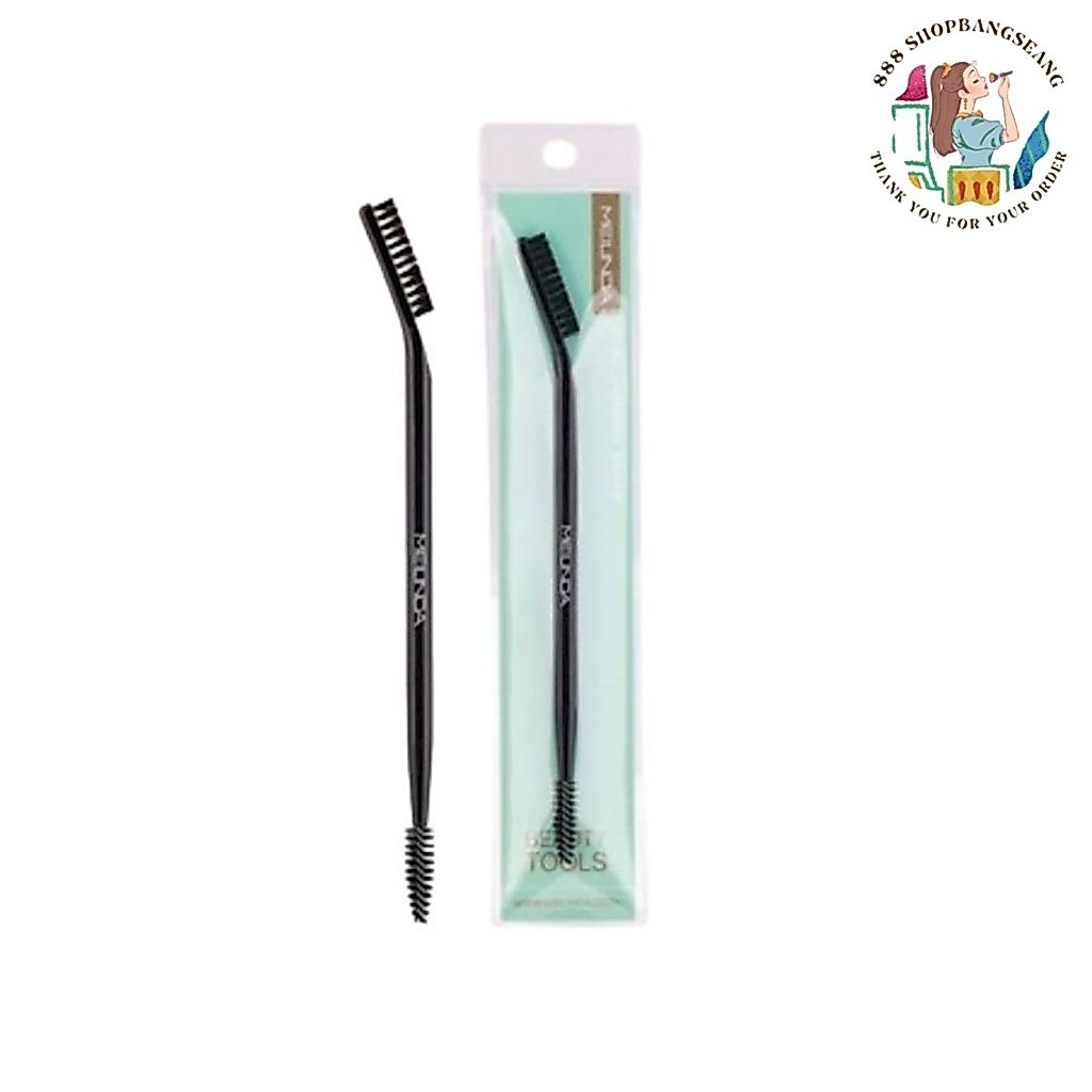 แปรงแต่งหน้า แปรงปัดคิ้ว เมลินดา Meilina Dual Combing Brush MC4308