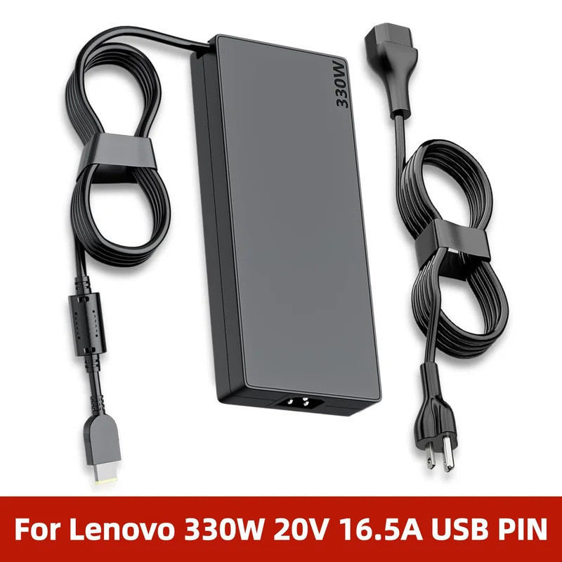 330W 20V 16.5A แล็ปท็อป Charger ใช้งานร่วมกับ Lenovo Legion 9 7 pro 7i 5i 5 Y900 Y700 RTX4080 RTX409