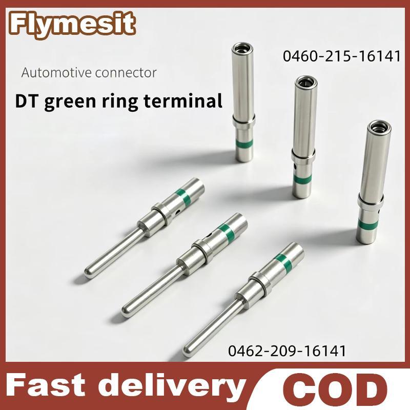 Flymesit 20 ชิ้น DT 1.5 มม. Series Terminal Pins การนําไฟฟ้าสูง 0462-201-16141 0460-202-16141 สําหรับซ่อมสายไฟรถยนต์ EN