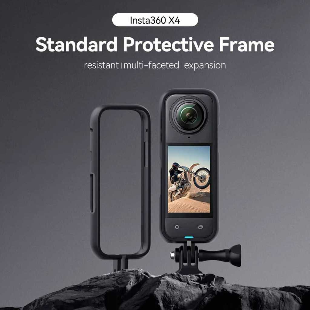 TELESIN Insta360 X4 Plastic Frame Action Camera Protective Case - S6-CRF-01-TIS