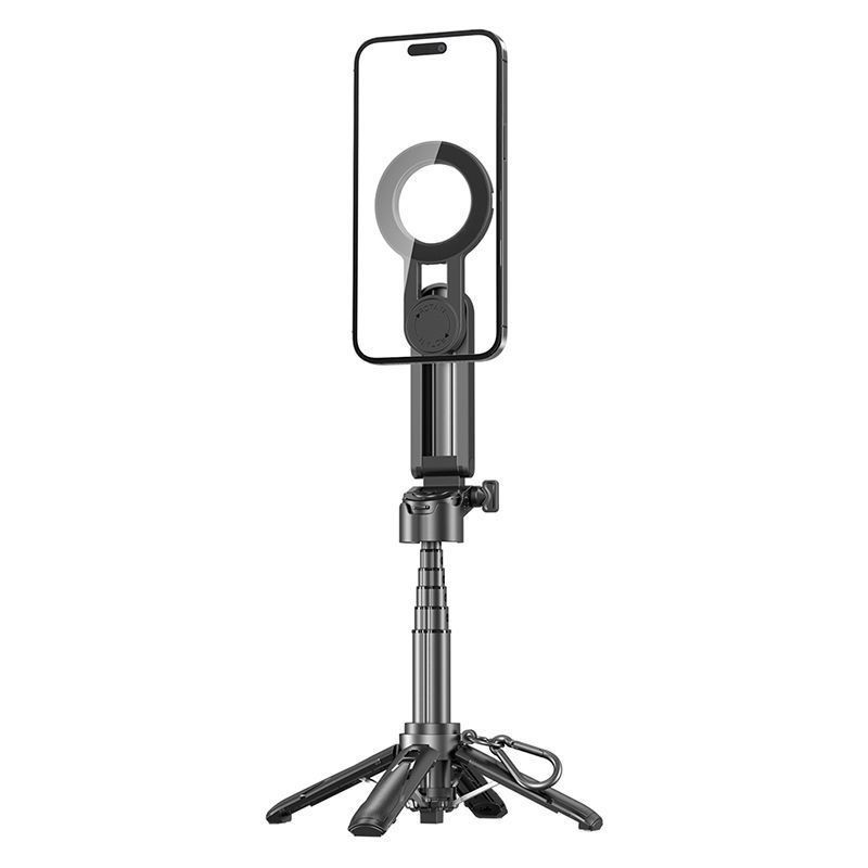 ~~ P15Mini Magnetic Selfie Stick Mini พับ Standable โทรศัพท์มือถือ Live Stand 360 หมุน Party Live St