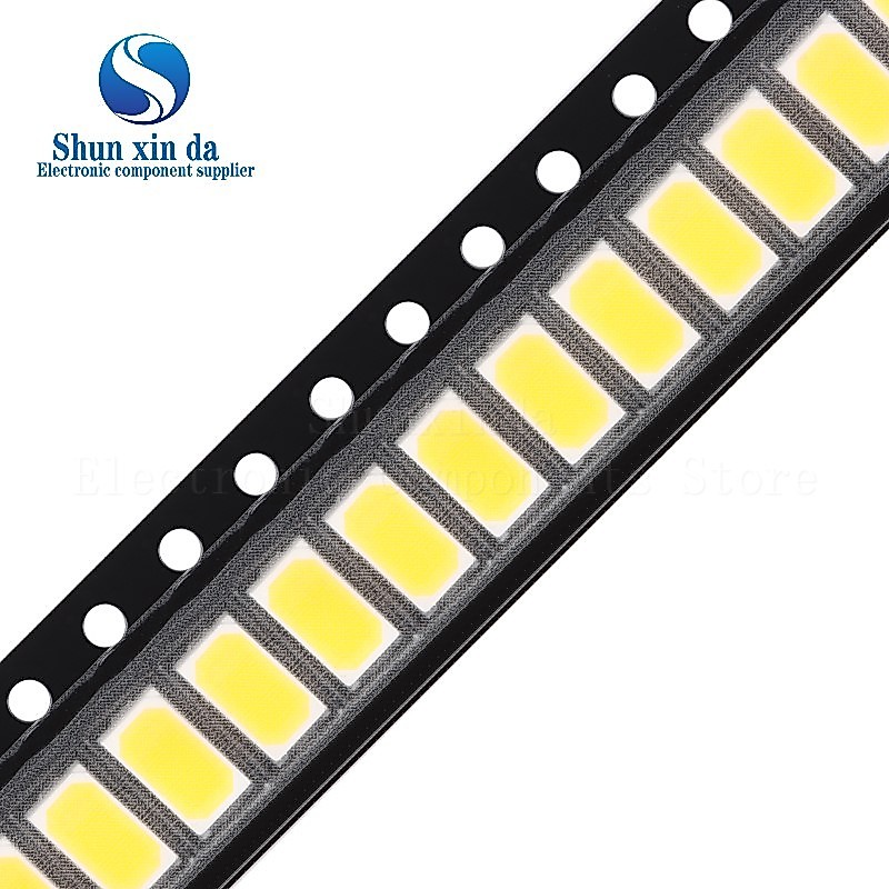 100PCS 5630 5730-CW/WW 0.5W-150Ma 50-55LM 6500K แสงสีขาว SMD 5730 LED ไดโอด 3.2 ~ 3.4V สีขาวสีขาวแดง