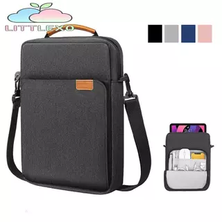 กระเป๋าสะพาย LITTLEX สายคล้องมือปกปิด ปลอกแท็บเล็ตสากล มีสไตล์ 9/11/13.3 นิ้ว กระเป๋าถือกันกระแทกทนต่อการสึกหรอสําหรับ Surface Go/Galaxy Tab