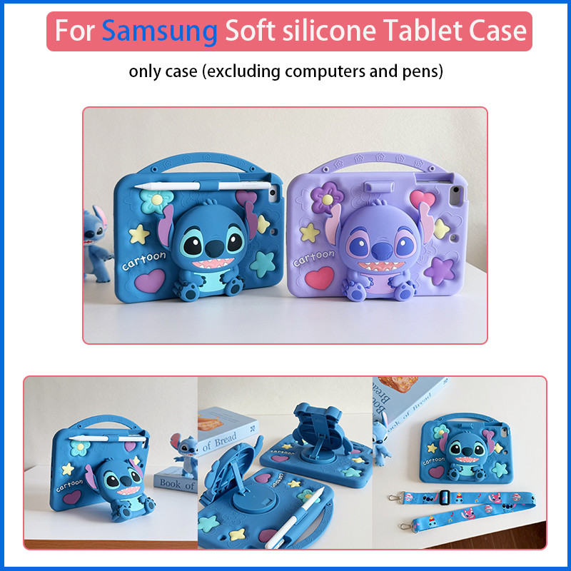สําหรับ A11 Plus A11 + 11 นิ้ว SM-X230 A9 Plus X210 A11 8.7 "X133 A9 X110 A7 Lite 8.7 T220 Tab A 8.0 2019 T290 A8 10.5 X200 S6 Lite 10.4 P610 ซิลิโคนพับStitch