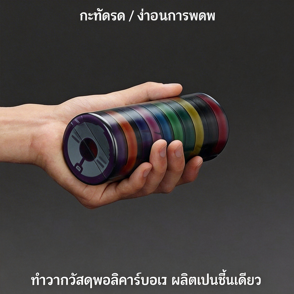 กล่องเก็บสายเบ็ด Line Winder ซิลิโคน ทนทาน ปรับขนาดได้ 6-12 แกน สีสวย อุปกรณ์ตกปลา