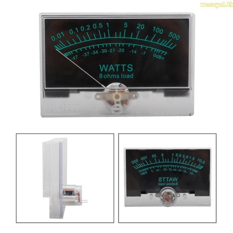Viroyal ความแม่นยํา VU Meter Analog VU Meter Dial-เสียงวัดระดับ Analog เสียงตัวบ่งชี้ระดับสําหรับลํา