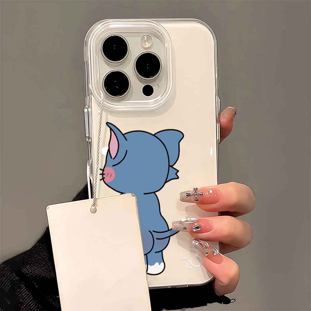 จัดส่งในพื้นที่ เคสครีมIMD น่ารัก ภาพเคลื่อนไหวการ์ตูน ForVIVO Y20 Y1S Y91C Y93 Y50 Y02 4G Y27 Y77T 