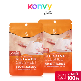 Be Better Silicone Gel Sheet 4x5cm บี เบ็ทเทอร์ แผ่นเจลซิลิโคนสำหรับแผลเป็นนูน