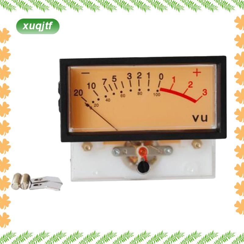 แผงความแม่นยําสูง VU Meter - พร้อมกรอบยึด, (500uA 650) โคมไฟสีเหลืองอําพัน