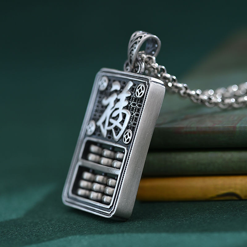 Luotai Old Silversmith 999 Sterling Silver Avatar จี้ Me罗老银999新款时尚意居装饰品7.19