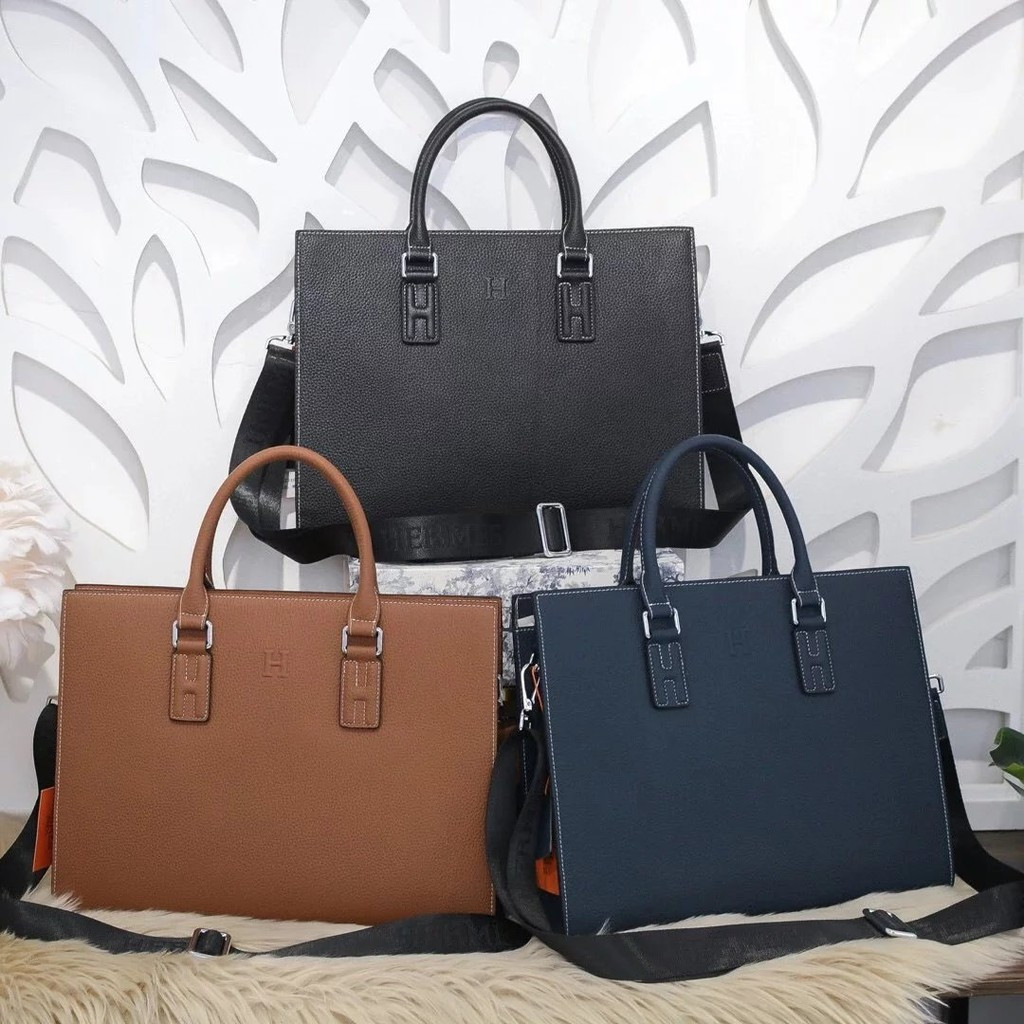 HERMES HERMES HERMES Mens Bag Business Briefcase Computer Bag Messenger Bag Shoulder Bag Handbag Han