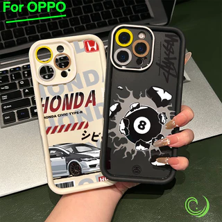 สำหรับ เคสโทรศัพท์ OPPO ฮอนด้า A3 A3X A60 5G A9 A18 A38 A15 A15s A60 A35 A17 A17K A79 5G OPPOA57 4G A55 A77 A77S 4
