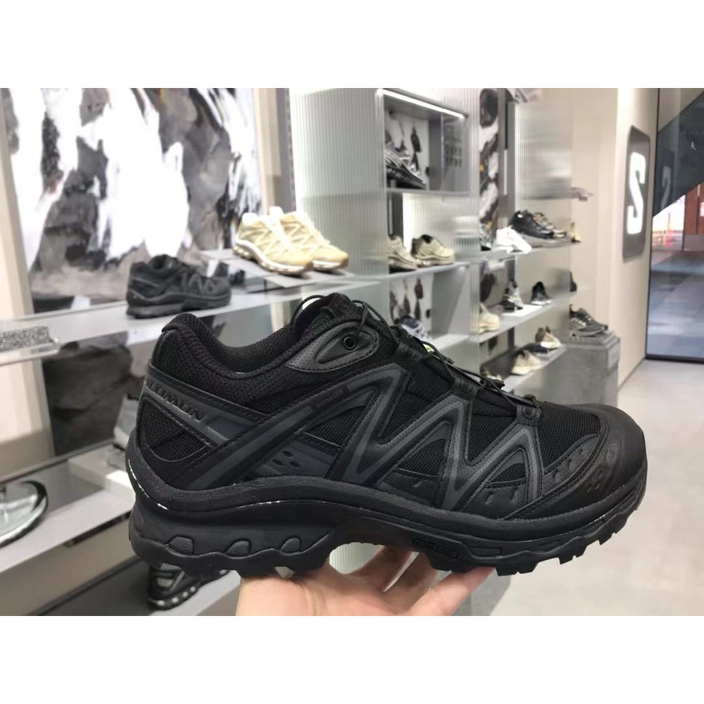 Salomon Salomon Salomon XT-QUEST Turtledove สีเขียวสีดําสีขาวฟังก์ชั่นข้ามประเทศรองเท้าวิ่งกีฬากลางแ