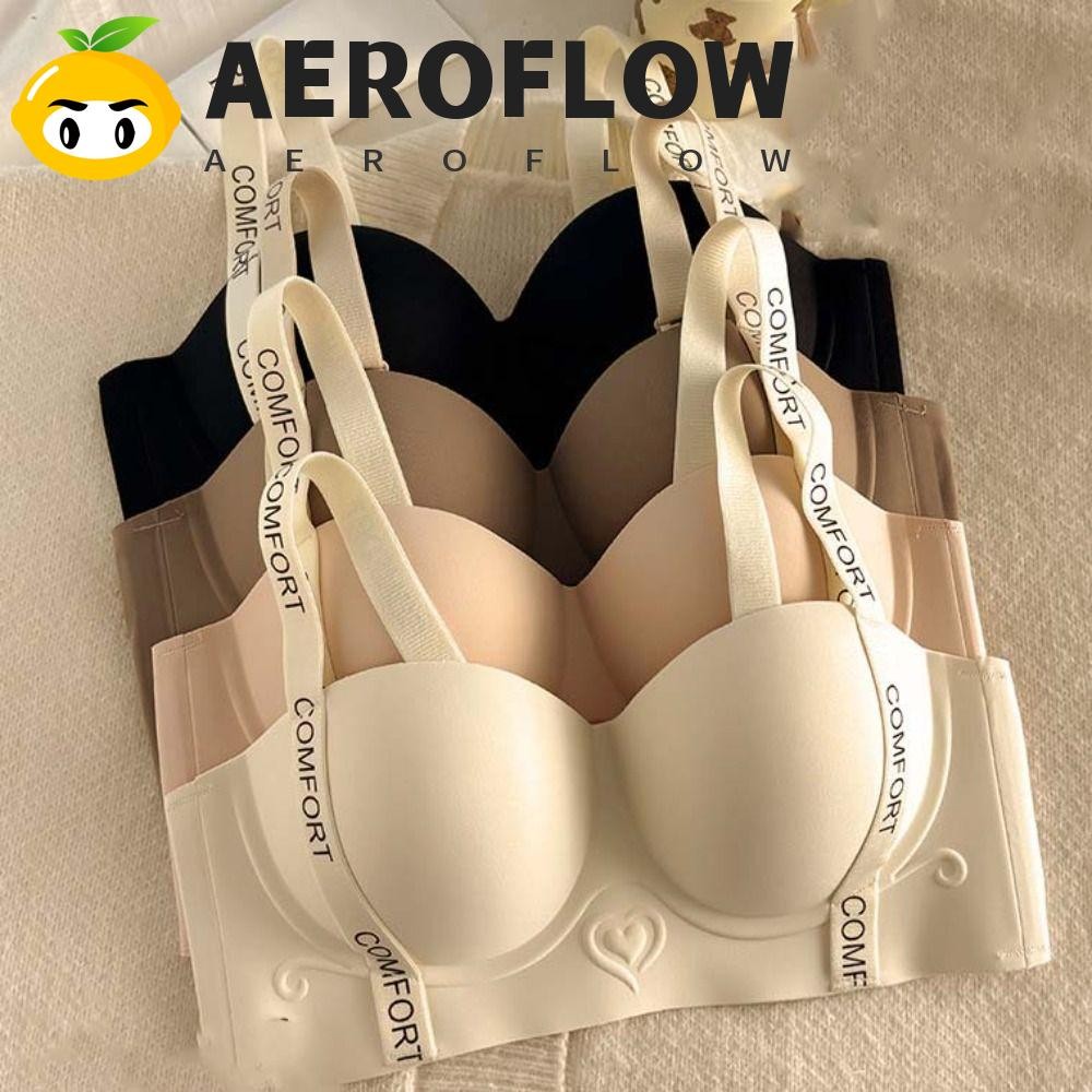Aeroflow บราปักหน้าอกแบบยกขึ้น ไร้โครง สำหรับโยคะและสวมใส่ง่าย