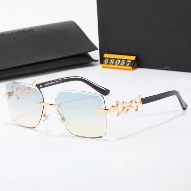 Saint Laurent แว่นตากันแดด.Frameless สไตล์ใหม่ GC68057