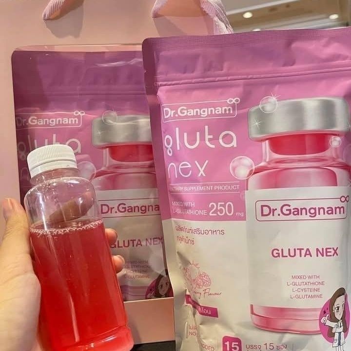 Thailand Gluta Gangnam Feminine Care Whitening Body Acne Removal 15 ถุง Thailand Gluta Gangnam202509