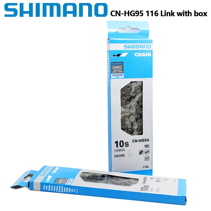 SHIMANO SHIMANO HG95 Chain Boxed Mountain Road Bike 10-Speed Crankset Chain พร้อมรหัส Integral