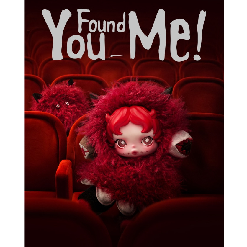 SKULLPANDA You Found Me Series v3 จี้ตุ๊กตาผ้ากํามะหยี่