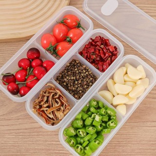 กล่องบรรจุอาหารจัดระเบียบในตู้เย็นให้เป็นระเบียบเรียบร้อย🍇สิ…