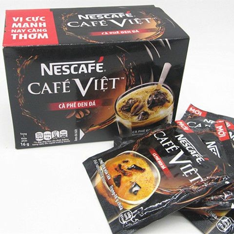 2025 สินค้าใหม่ เวียดนามเนสท์เล่ปรุงรสกาแฟดํา (แพ็คเก็ตเล็ก *) 2 ใน 1 กาแฟเย็นทันที กาแฟขม20250906