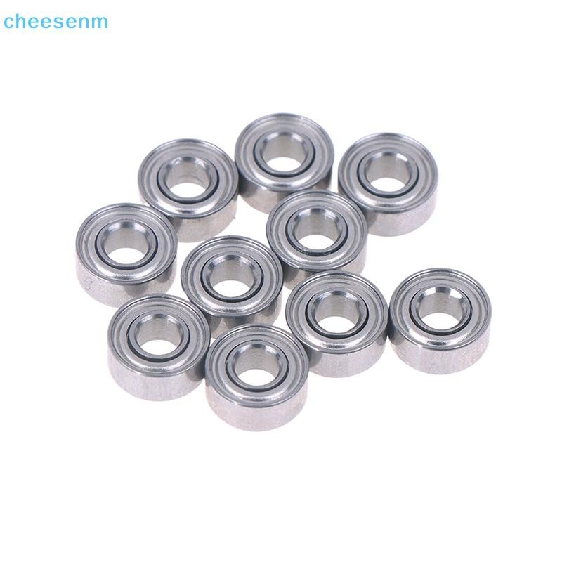 Cheenm 10pcs 683ZZ 3*7*3 มม.แบริ่งขนาดเล็ก Chrome เหล็ก 683 ZZ 2Z 683Z ภายใน Bore 3 มม.ขนาดเล็ก Deep