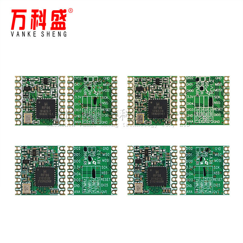 RFM95W RFM96W RFM98W LoRa โมดูลรับส่งสัญญาณไร้สายระยะไกล